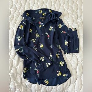 Cute Floral Banana Button Up-